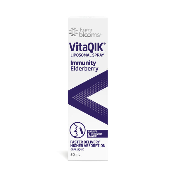 Henry Blooms Vitaqik Liposomal Immunity Elderberry Spray 50Ml