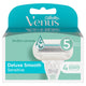 Gillette Venus Deluxe Smooth Sensitive Blade Refills 4 Pack
