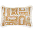 Escape to Paradise Cushion Cover Coastal Fringe Naxos Mustard 35CM X 50CM