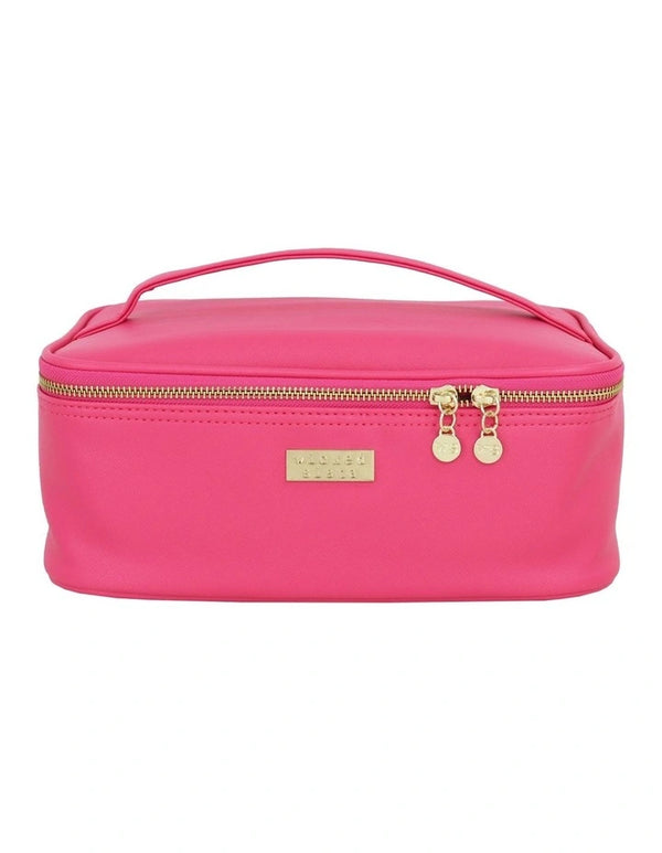 Wicked Sista Premium Medium Beauty Case In Hot Pink