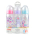 Nuby Standard Neck Bottles With Vari Flow Teat 3 Pack 240ML