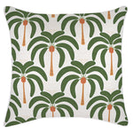 Escape to Paradise Cushion Cover With Piping Costa Del Sol White 60CM X 60CM