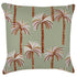 Escape to Paradise Cushion Cover With Piping Oasis Sage 60CM X 60CM