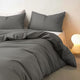 Cotton Blend Bedding Set Duvet and Quilt Cover with Pillowcases