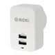 Moki Dual Usb Wall Charger-White