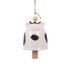 Rustic Meadow Cow Wind Chime with Bell for Garden and Patio Decor