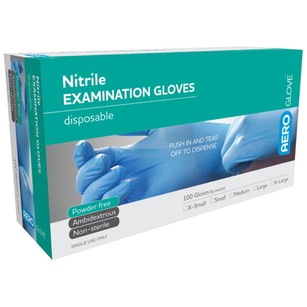 Aeroglove Nitrile Gloves Large 100 pack