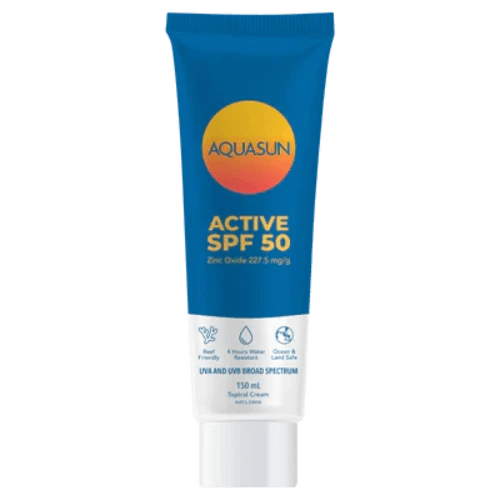 Aquasun Active Zinc Spf50+ 150ml