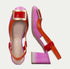 Hispanitas Australia Pink And Orange Slingback