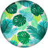 Bamboo Fibre Plates Tropical 22CM 4 Pieces