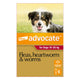 Advocate Flea Heartworm and Worm Treatment for Large Dogs 10 to 25 KG