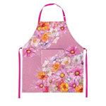Lisa Pollock Apron Cotton 70x80cm Wistful Wildflowers