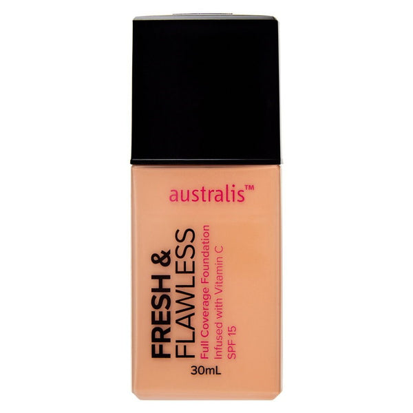 Australis Fresh & Flawless Full Coverage Foundation - Nearly Naked 30mL