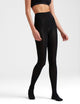 Ambra Bamboo Plain Tights Black Medium