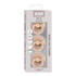 BIBS Try It Collection Pacifier Dummies 3 Pack Blush