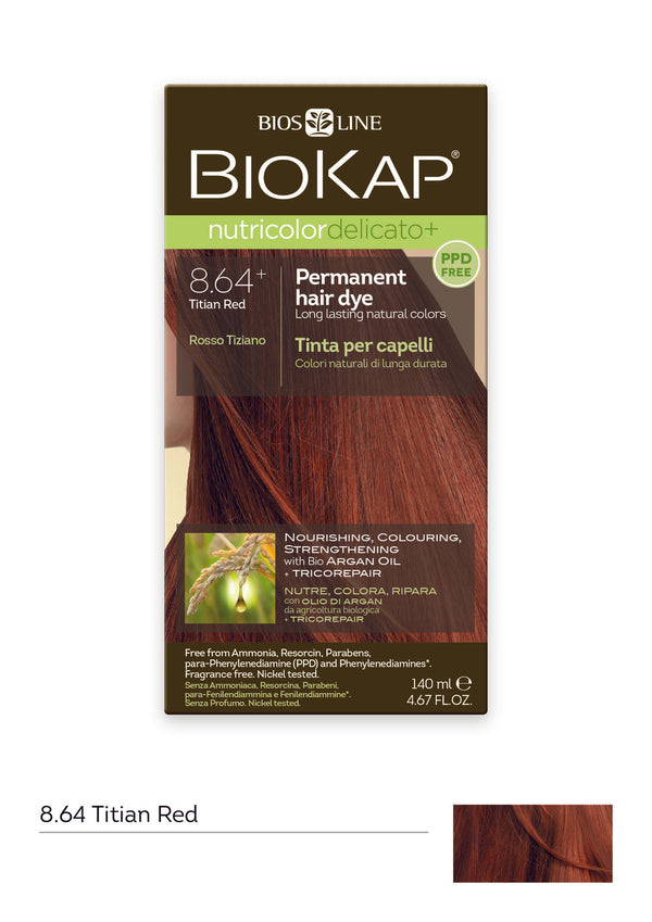 Biokap Delicato+ 8.64 Titan Red Gentle Dye 140ml