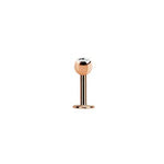 Rossan Bj1017R.6J Labret Rosegold Jewelled 1.6/6