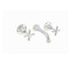 Ania Easy Clean Bath Tap Set Chrome