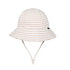 Bedhead Ponytail Bucket Hat Natural Stripe 52CM 2 To 3 Years
