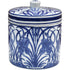 LVD Porcelain Iris/Rush Canister Home Decoration