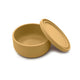 Peekabee Silicone Baby Suction Bowls Yellow and Brown 2 PCS