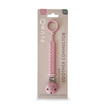 Plum Silicone Soother Connector Clip