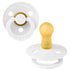 Bibs Pacifier Round 2 Pack White