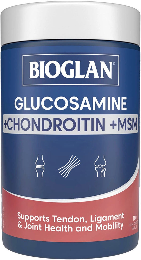 Bioglan Glucosamine Chondroitin + MSM 180 Tablets