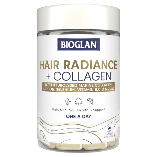 Bioglan Hair Radiance & Collagen Caps 90 Capsules