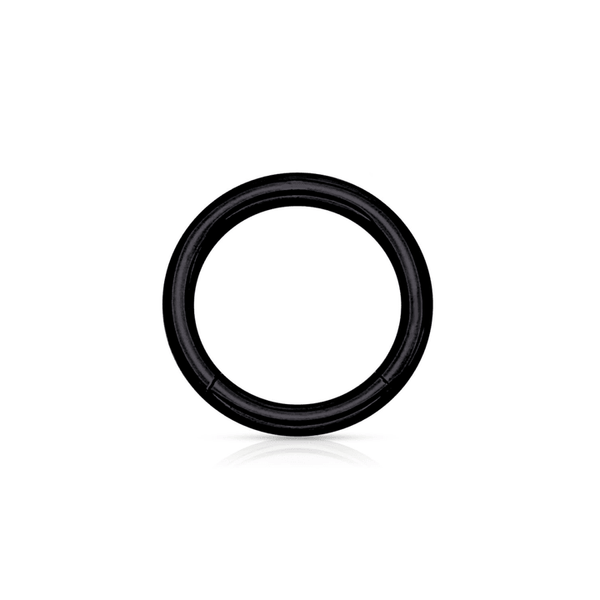 Ross Ear Hinged Ring Black 10mm