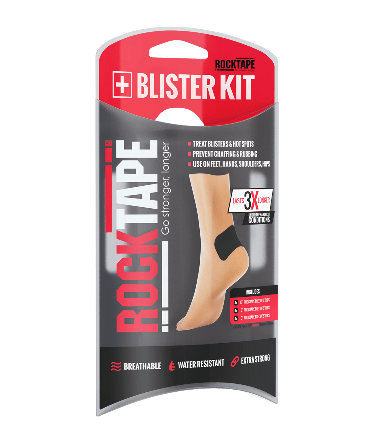 ROCKTAPE BLISTER KIT BLACK