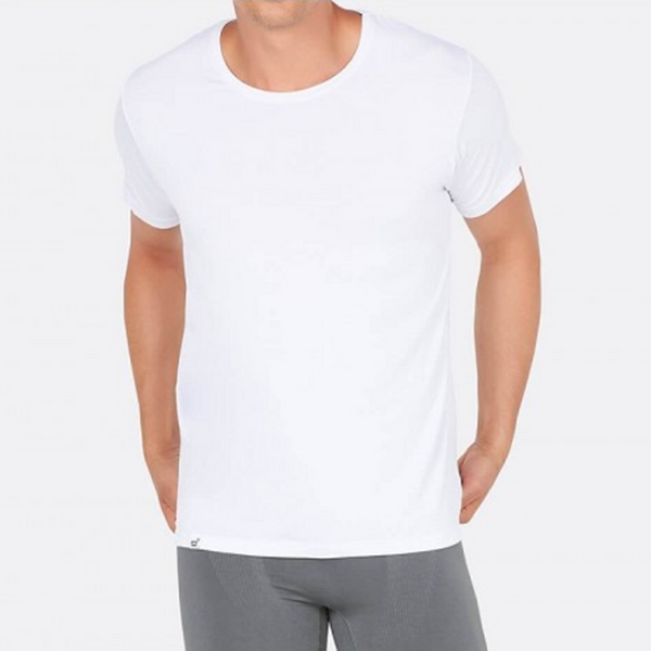 Boody Men's Crew Neck T-Shirt - White - Medium