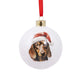 Splosh Xmas 25 Dachshund Round Bauble
