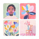 Splosh Billie Coasters Set of 4 10 x 10cm