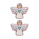 Splosh Angel Of Hope Keepsake Enamel Pin Rose Gold 2 Pack