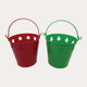 Moon and Back Xmas Metal Bucket