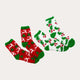Moon and Back Christmas Fluffy Socks