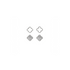 Adnohr Sensation Mother Of Pearl Clover Stud Set Rhodium 16037