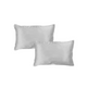 Wicked Sista Deluxe Satin Pillowcase Duo Pack Light Grey