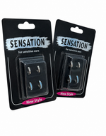 Sensation Jewellery Turquoise Huggie Earring Set Rhodium Plated