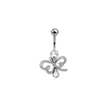 Rossan Bj1282 Butterfly With Crystal Wing