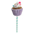 Theatre Seasonal Decor Purple Cupcake Pick