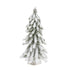 Christmas Complete Plastic Christmas Snowy Green Tree 29CM