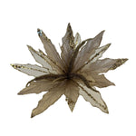 Theatre Theatre Seasonal Decor Champagne Glitter Poinsettia