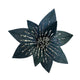 Theatre Seasonal Decor Blue Silver Poinsettia