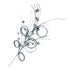 Theatre Seasonal Decor Silver Swirl Ball Spray