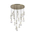 Rayne Collection - Round Cluster - W: 120cm H: 200cm - Brass Chandelier