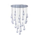 Rayne Collection - Round Cluster - W: 120cm H: 200cm - Chrome Chandelier