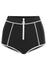 Duskii High Waist Zip Bottom Black & White