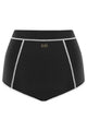 Duskii High Waist Zip Bottom Black & White